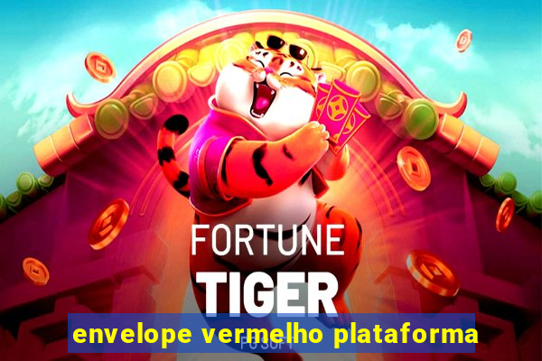 envelope vermelho plataforma